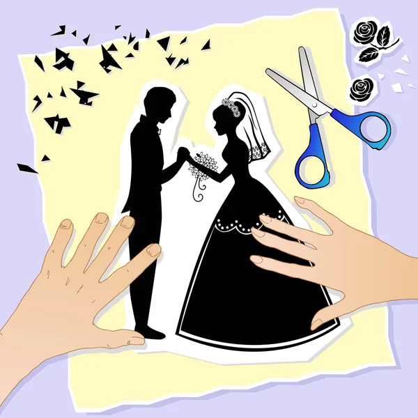 Σκηνή γάμου — Διανυσματικό Αρχείο