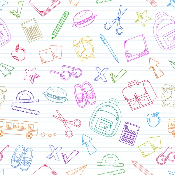 School doodles — Stockvector