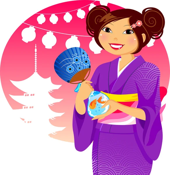 Японский фестиваль — стоковый вектор