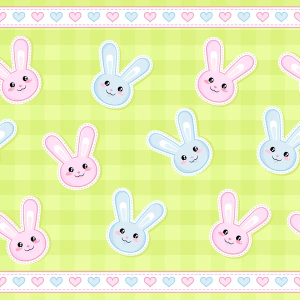 Bunny pattern — Stock Vector