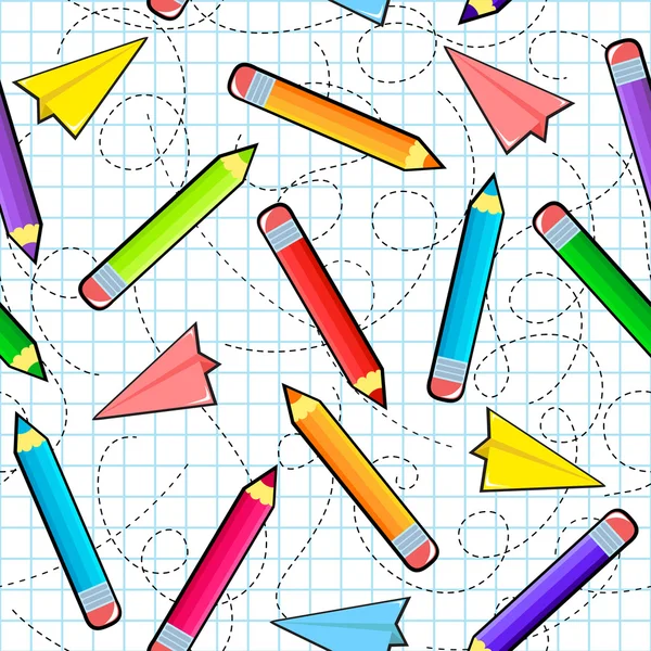 Modèle de crayon — Image vectorielle