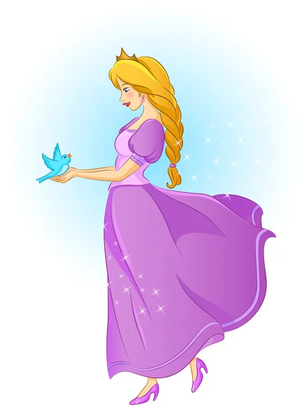 Belle princesse — Image vectorielle