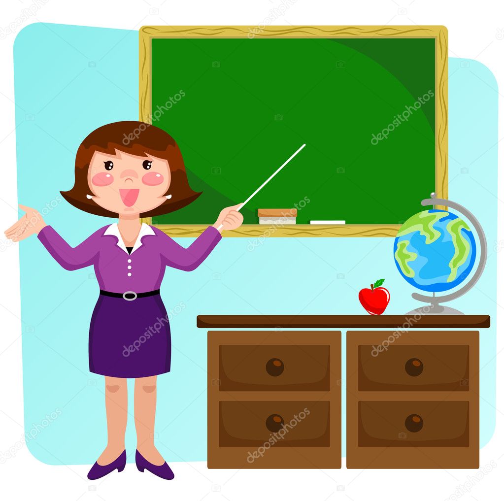 Teacher in the classroom