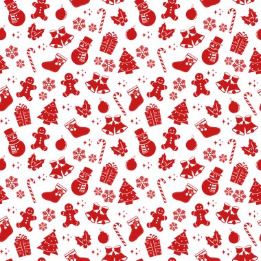 Christmas pattern clipart