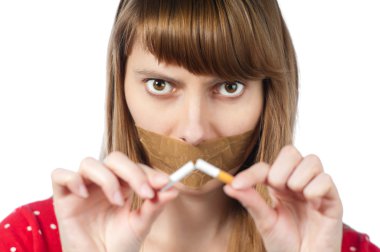 Stop smoking concept clipart