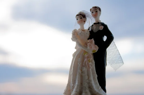 花嫁と新郎の人形 — ストック写真