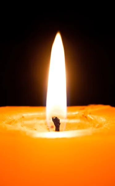 Brinnande ljus — Stockfoto