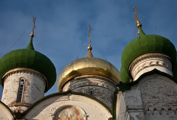 苏兹达尔教堂穹顶 — 图库照片