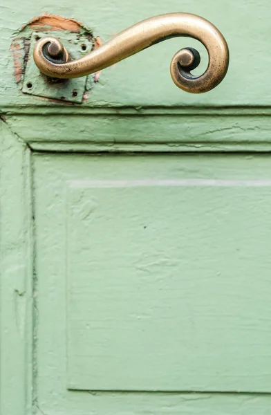 Door and handle — Stock Photo, Image