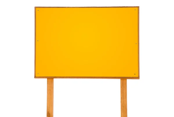 Yellow empty sign — Stock Photo, Image