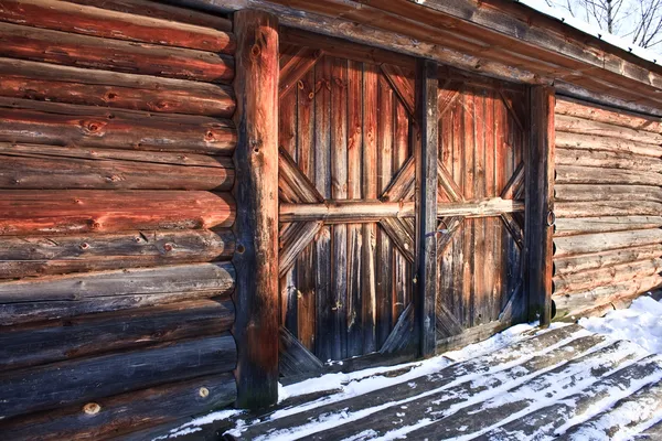 Maison de ferme en bois — Photo