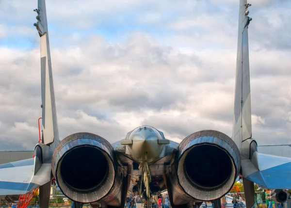 Air fighter svans detalj — Stockfoto