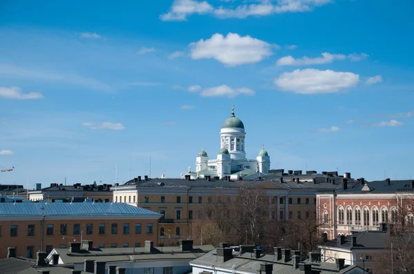 赫尔辛基大教堂的视图 — 图库照片