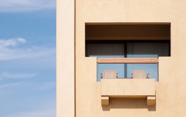 Балкон отеля — стоковое фото