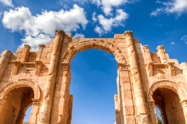 Ruïnes van Jerash, Jordanië — Stockfoto
