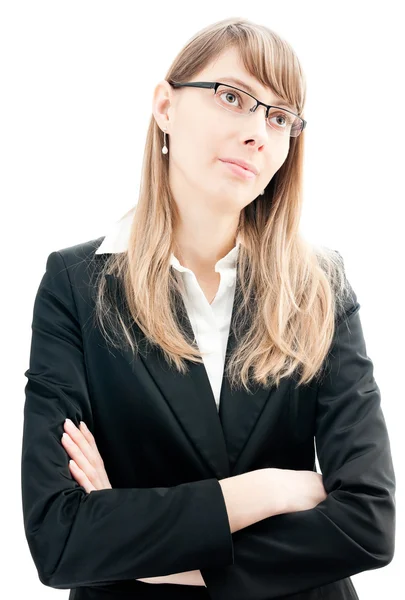 Business woman with pen and paper Stock Picture