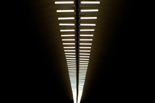 Lampor i tunnelbanan — Stockfoto