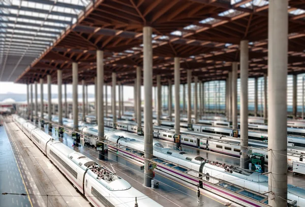 Stazione ferroviaria di Madrid . — Foto Stock