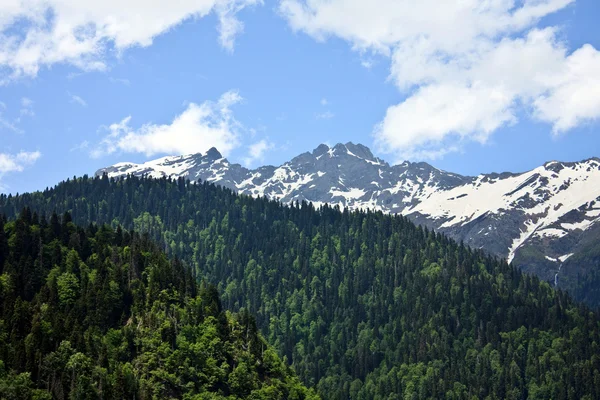 stock image Snowy mountain landscape