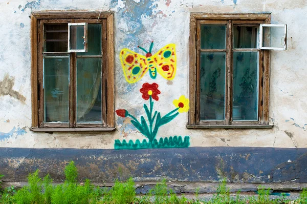 오래 된 창 — 스톡 사진