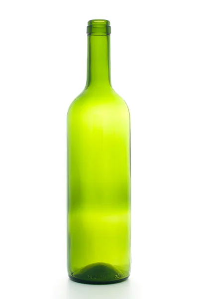 stock image Open empty wine bottle