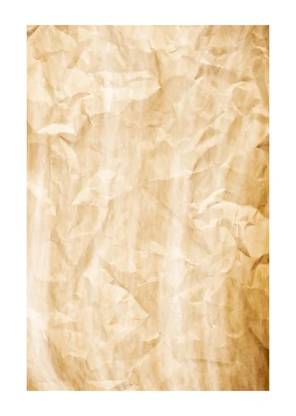 Τσαλακωμένο φύλλο χαρτί των παλαιών — Φωτογραφία Αρχείου