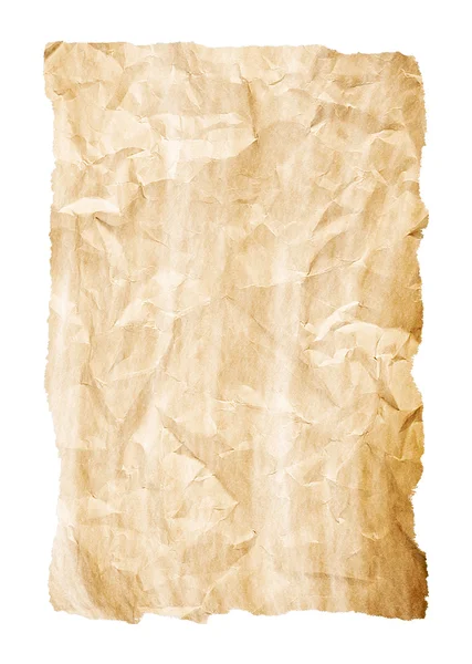 Folha de papel amassada — Fotografia de Stock