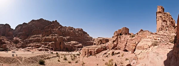 stock image Panorama of city of Petra