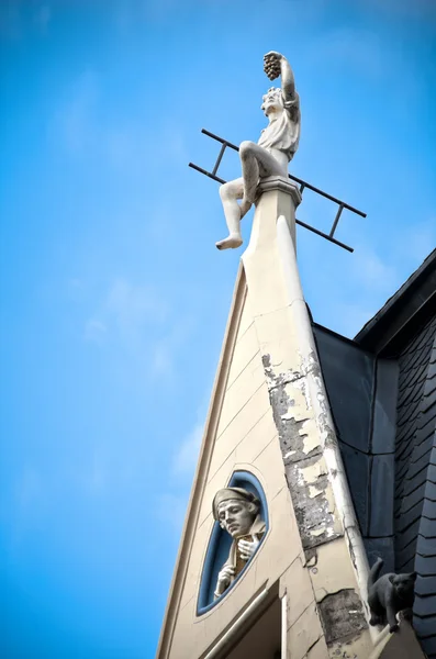 リガのアール ヌーボー様式の屋上 — ストック写真