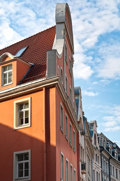 Casas antiguas en el centro de Riga . — Foto de Stock