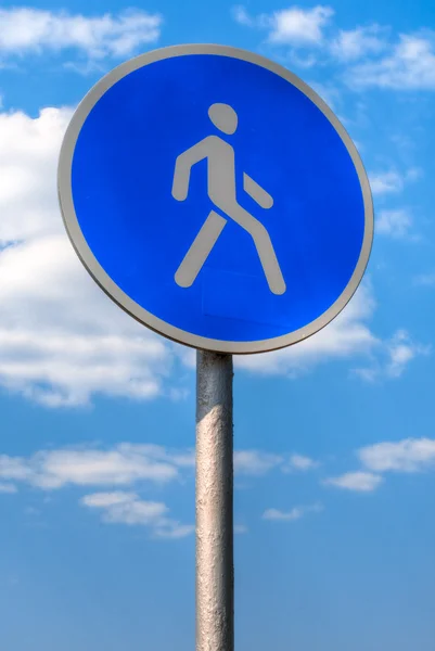 Pedestrian sign — Stock Photo, Image