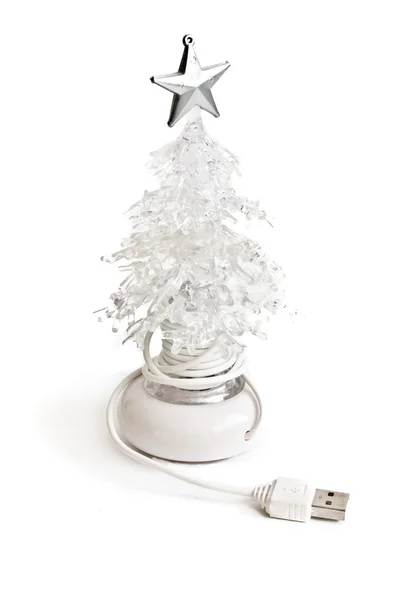 USB Noel ağacı — Stok fotoğraf