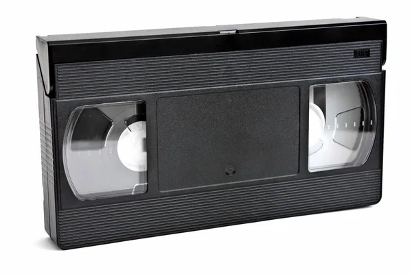 Vhs cinta de vídeo aislado en blanco —  Fotos de Stock