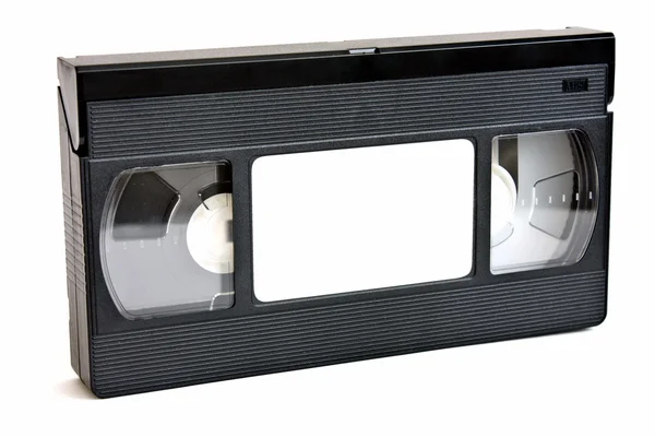 VHS videó kazetta elszigetelt fehér — Stock Fotó