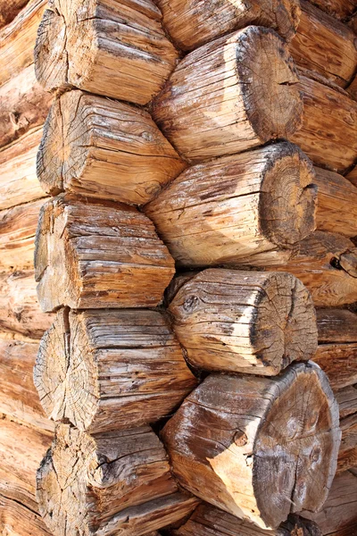 Wooden log house — Stock Photo, Image
