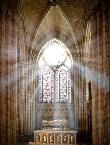 Saint denis cathedral Rechtenvrije Stockfoto's