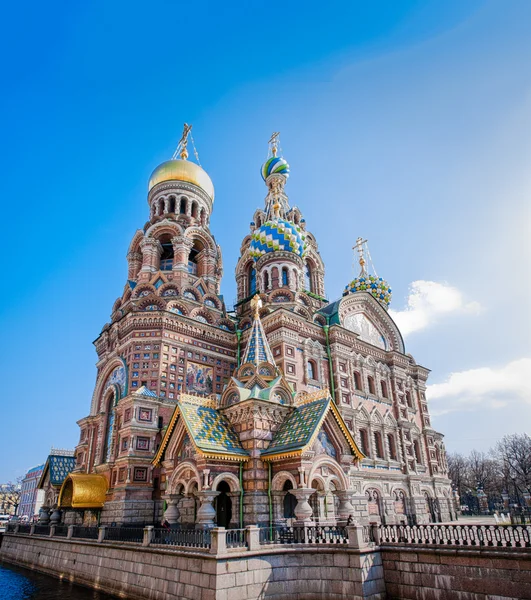 The Church of Our Savior on the Spilled Blood. Royalty Free Stock Photos