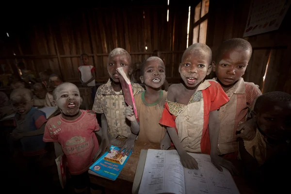 Масаи дети, Кения — стоковое фото