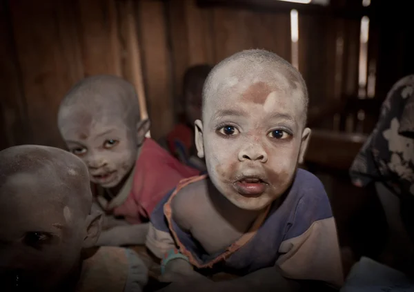 Масаи дети, Кения — стоковое фото