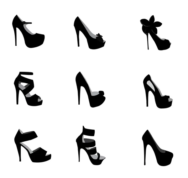 Bayan ayakkabıları — Stok Vektör