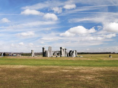 Stonehenge on a beautiful day clipart