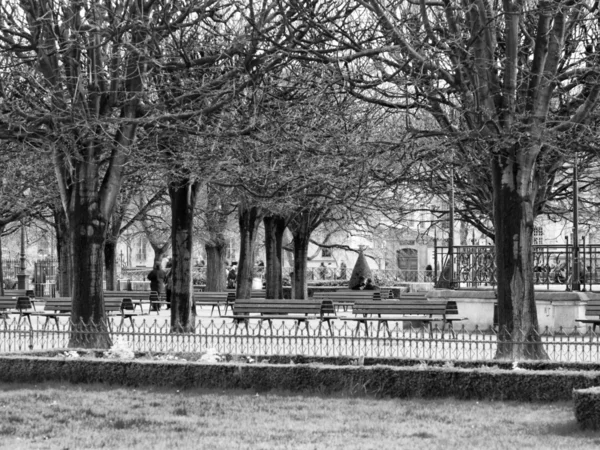 stock image Parisian park