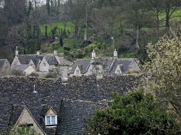 Střechy v cotswold Anglie — Stock fotografie