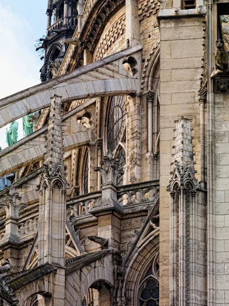 stock image Side of Notre Dame