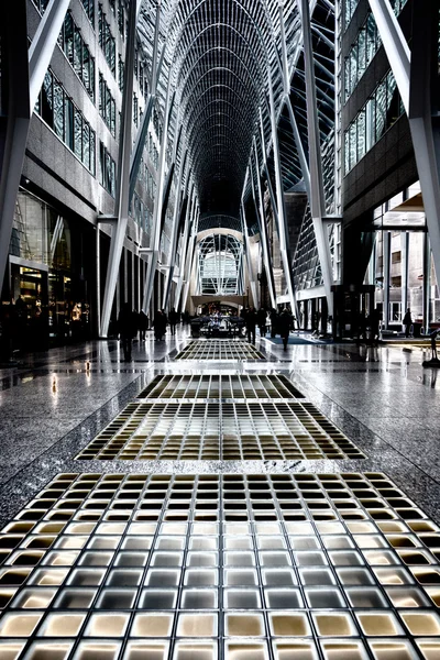 View of a arched structure and glass floor — Stock Photo, Image