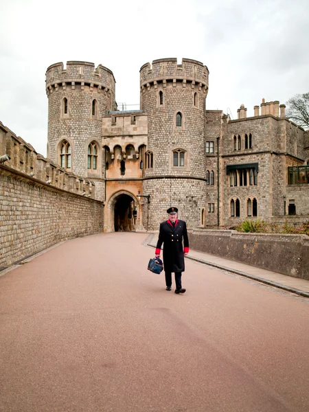 Windsori kastély bejárata — Stock Fotó