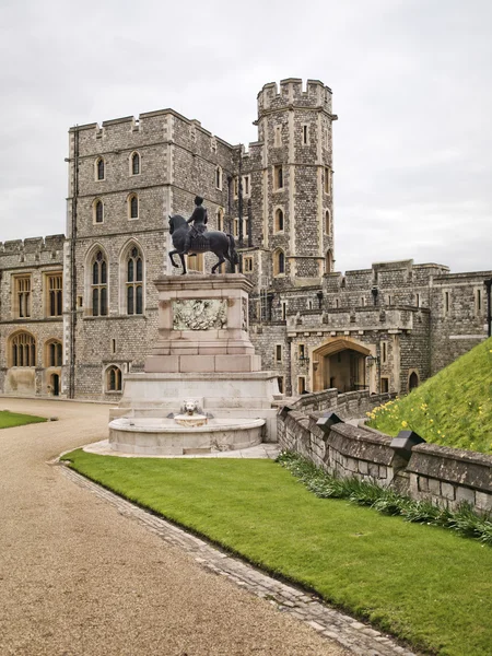 Estátua do Castelo de Windsor — Fotografia de Stock