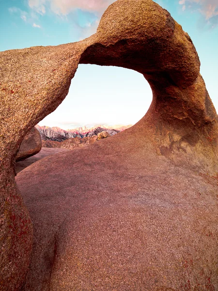 stock image Close up view of a arched rock