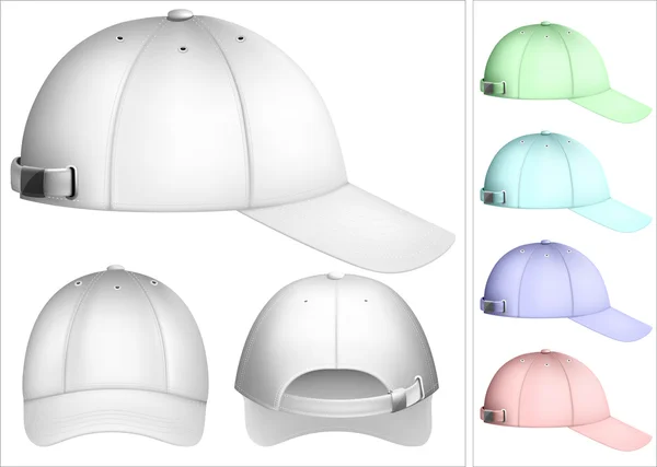 Illustrazione vettoriale del cappello da baseball . — Vettoriale Stock