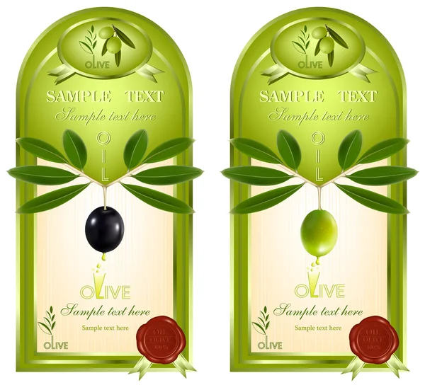 Aceite de oliva . — Archivo Imágenes Vectoriales